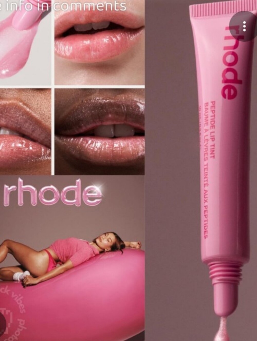 🍭RHODE Peptide Lip Tint - Jelly Bean Limited Edition🍭BNIB